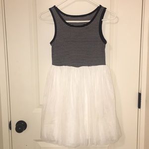 Black and White Striped Dress